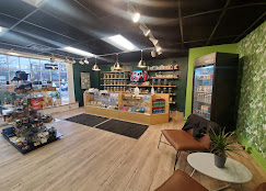 Wide view of the Acadia Botanicals Monroe Avenue showroom